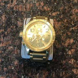 Brand new NIXON 51-30 gold watch with box and tags